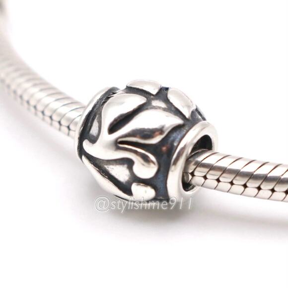 Pandora Jewelry - Authentic PANDORA Sterling Silver Floret Charm - 790493